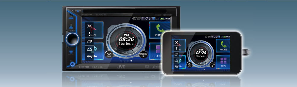 JVC KD-R794BT, Bluetooth, Spotify, MP3, USB, Android