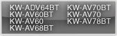 KW-ADV64BT, KW-AV60BT, KW-AV60, KW-AV68BT, KW-AV70BT, KW-AV70, KW-AV78BT