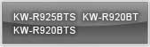 KW-R925BTS, KW-R920BTS, KW-R920BT